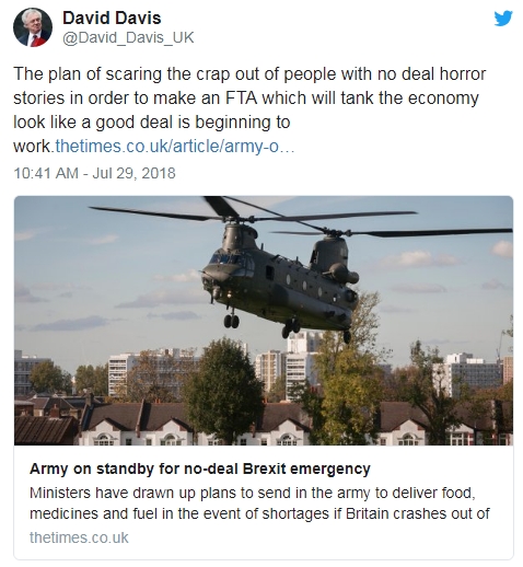 Армия Великобритании готовится к жесткому Брекзиту