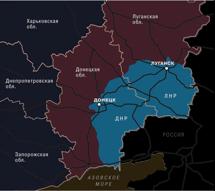 Донецкая республика состав. Границы Донецкой и Луганской народной Республики. Границы ДНР И ЛНР на карте Украины. Донецкая Республика на карте. Донецкая народная Республика на карте.