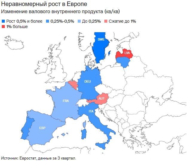 Инфляция в Европе взлетела до нового рекорда